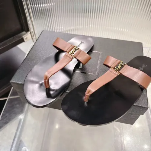 Replica Yves Saint Laurent YSL Slippers For Women #1441977 $98.00 USD for Wholesale