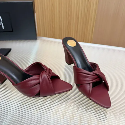 Replica Yves Saint Laurent YSL Slippers For Women #1442070 $96.00 USD for Wholesale