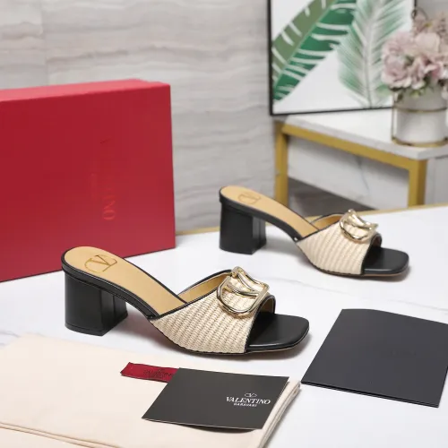 Replica Valentino Slippers For Women #1442091 $105.00 USD for Wholesale