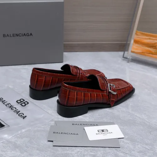 Replica Balenciaga Leather Shoes For Women #1442098 $128.00 USD for Wholesale