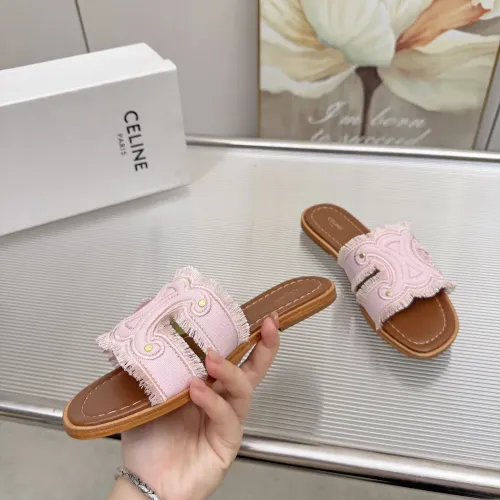 Replica Celine Slippers For Women #1442113 $85.00 USD for Wholesale