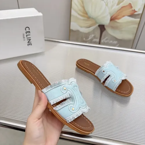 Replica Celine Slippers For Women #1442114 $85.00 USD for Wholesale