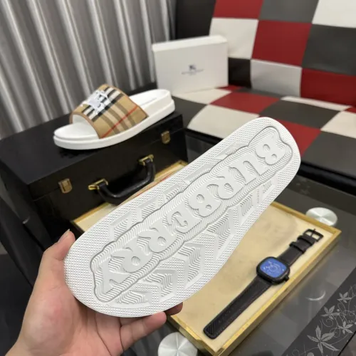 Replica Burberry Slippers For Men #1442843 $60.00 USD for Wholesale