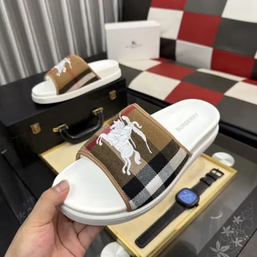Replica Burberry Slippers For Men #1442845 $60.00 USD for Wholesale
