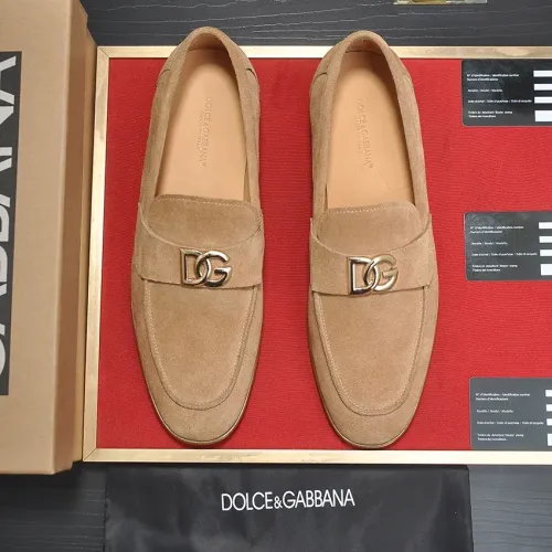 Replica Dolce & Gabbana D&G Leather Shoes For Men #1442847 $98.00 USD for Wholesale