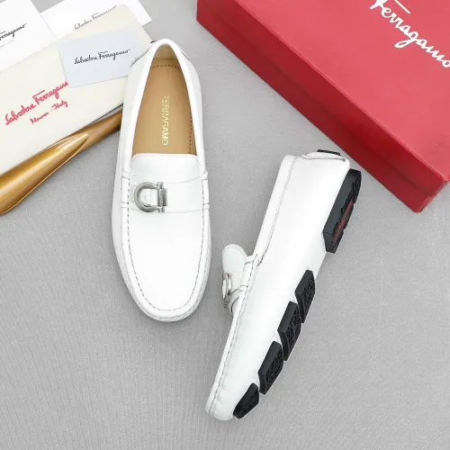 Salvatore Ferragamo Leather Shoes For Men #1442976