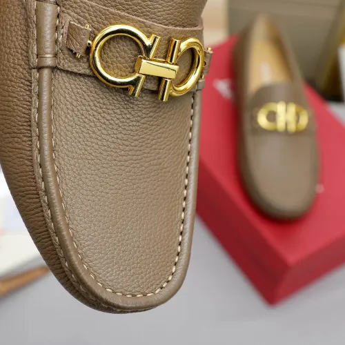 Replica Salvatore Ferragamo Leather Shoes For Men #1442979 $82.00 USD for Wholesale