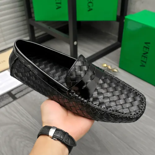 Replica Bottega Veneta BV Leather Shoes For Men #1443007 $80.00 USD for Wholesale