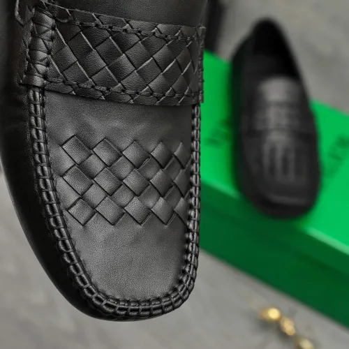 Replica Bottega Veneta BV Leather Shoes For Men #1443011 $80.00 USD for Wholesale