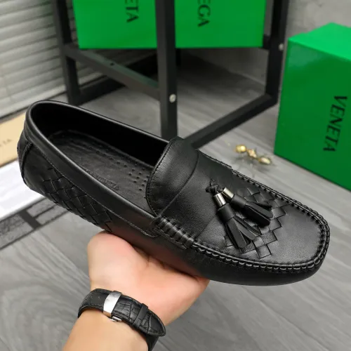 Replica Bottega Veneta BV Leather Shoes For Men #1443021 $80.00 USD for Wholesale