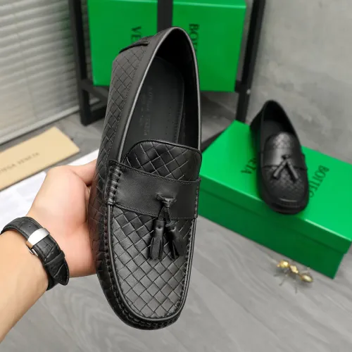 Replica Bottega Veneta BV Leather Shoes For Men #1443022 $80.00 USD for Wholesale