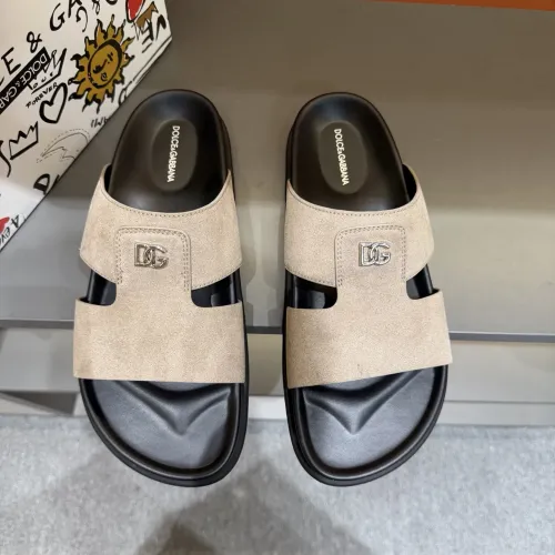 Replica Dolce & Gabbana D&G Slippers For Men #1443133 $52.00 USD for Wholesale