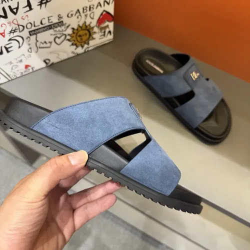 Replica Dolce & Gabbana D&G Slippers For Men #1443135 $52.00 USD for Wholesale