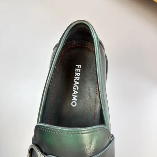Replica Salvatore Ferragamo Leather Shoes For Men #1443641 $155.00 USD for Wholesale