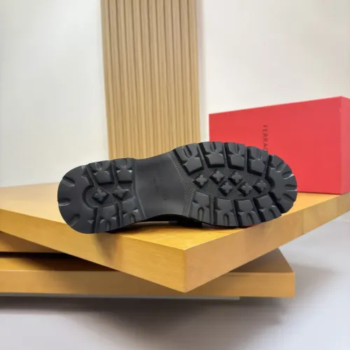 Replica Salvatore Ferragamo Leather Shoes For Men #1443643 $155.00 USD for Wholesale