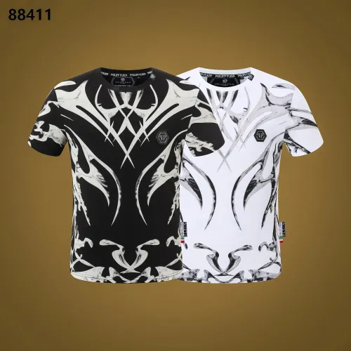 Replica Philipp Plein PP T-Shirts Short Sleeved For Men #1443802 $27.00 USD for Wholesale