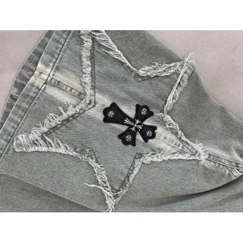 Replica Chrome Hearts Pants For Men #1443876 $82.00 USD for Wholesale