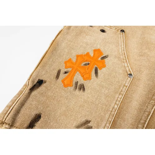 Replica Chrome Hearts Jeans For Men #1443977 $45.00 USD for Wholesale