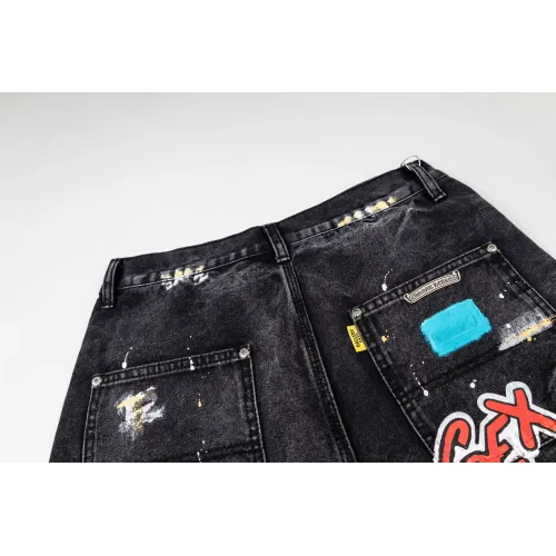 Replica Chrome Hearts Jeans For Men #1443978 $45.00 USD for Wholesale