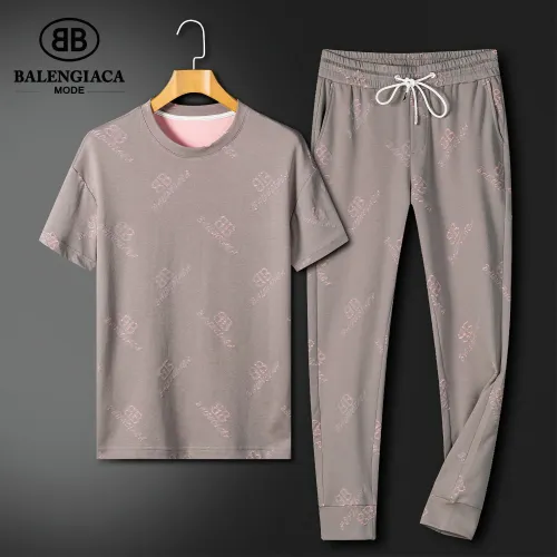 Balenciaga Fashion Tracksuits Short Sleeved For Men #1444748