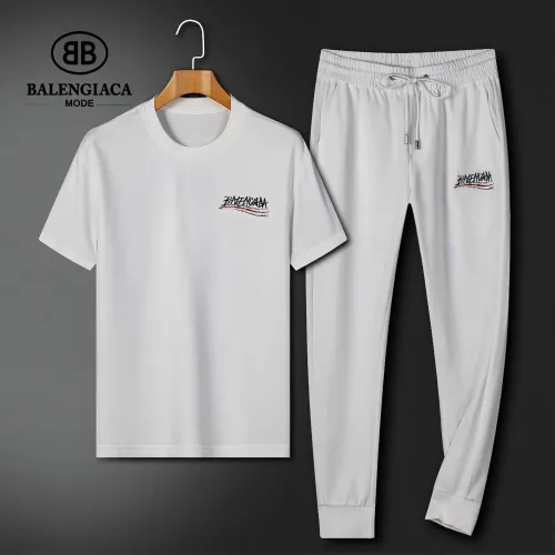 Balenciaga Fashion Tracksuits Short Sleeved For Men #1444761