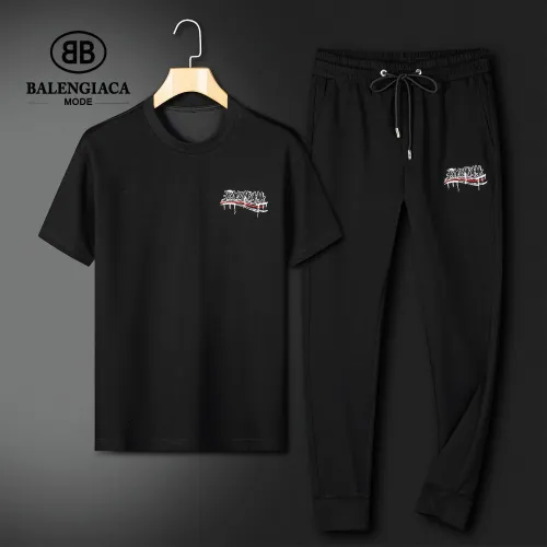 Balenciaga Fashion Tracksuits Short Sleeved For Men #1444762