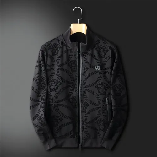 Replica Versace Tracksuits Long Sleeved For Men #1444838 $92.00 USD for Wholesale