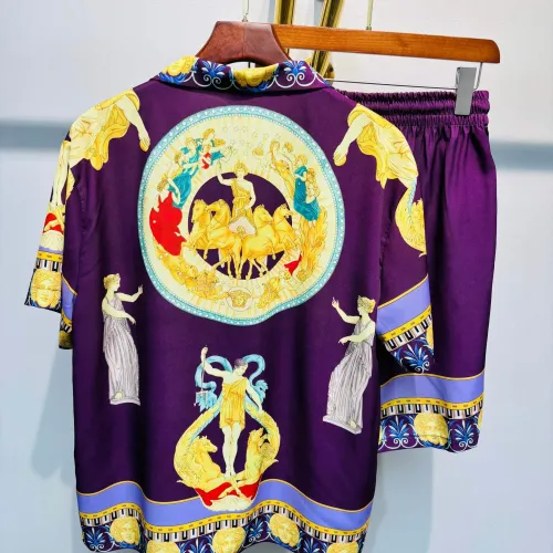 Replica Versace Tracksuits Short Sleeved For Men #1444848 $76.00 USD for Wholesale