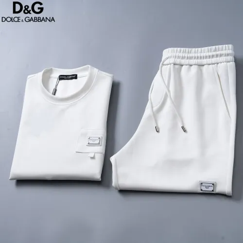 Replica Dolce & Gabbana D&G Tracksuits Short Sleeved For Men #1444868 $80.00 USD for Wholesale
