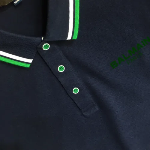 Replica Balmain T-Shirts Short Sleeved For Men #1445374 $29.00 USD for Wholesale