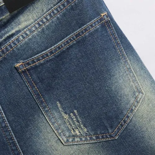 Replica Balmain Jeans For Men #1445516 $40.00 USD for Wholesale