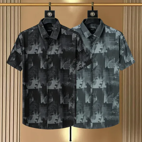 Replica Versace Shirts Short Sleeved For Men #1445526 $36.00 USD for Wholesale