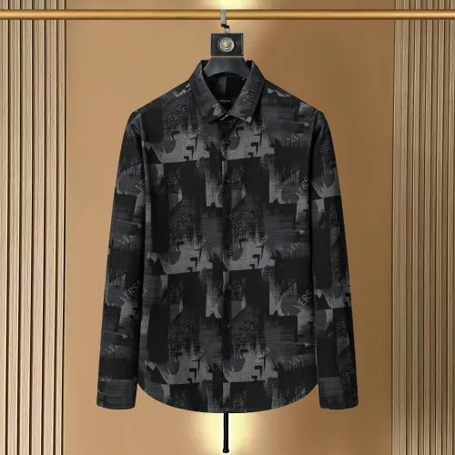 Versace Shirts Long Sleeved For Men #1445536