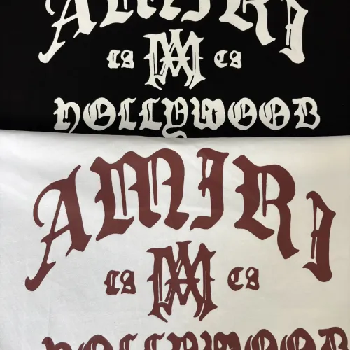 Replica Amiri T-Shirts Short Sleeved For Unisex #1445722 $32.00 USD for Wholesale