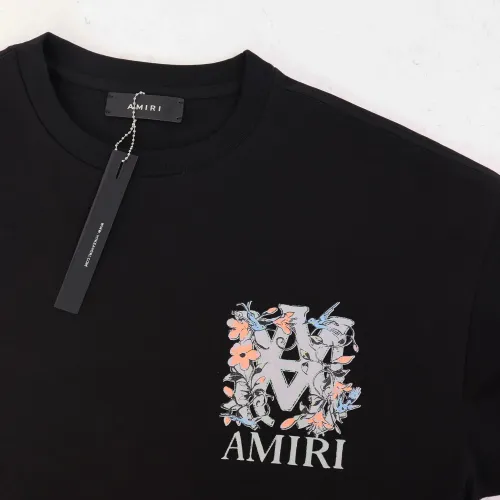 Replica Amiri T-Shirts Short Sleeved For Unisex #1445737 $34.00 USD for Wholesale