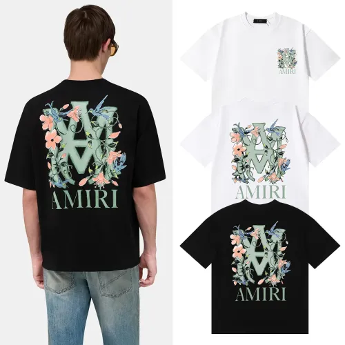 Replica Amiri T-Shirts Short Sleeved For Unisex #1445738 $32.00 USD for Wholesale