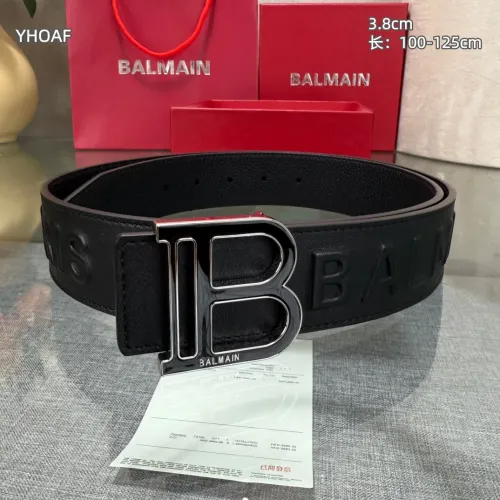 Replica Balmain AAA Quality Belts For Men #1445776 $64.00 USD for Wholesale