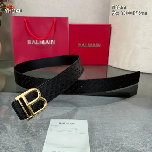 Replica Balmain AAA Quality Belts For Men #1445778 $64.00 USD for Wholesale