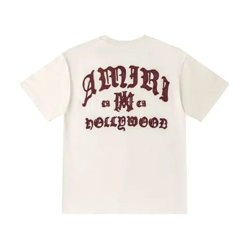 Replica Amiri T-Shirts Short Sleeved For Unisex #1445832 $42.00 USD for Wholesale