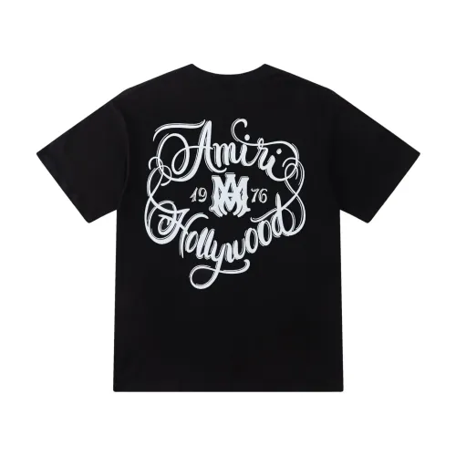 Replica Amiri T-Shirts Short Sleeved For Unisex #1445838 $40.00 USD for Wholesale
