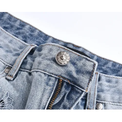 Replica Chrome Hearts Jeans For Men #1446053 $64.00 USD for Wholesale