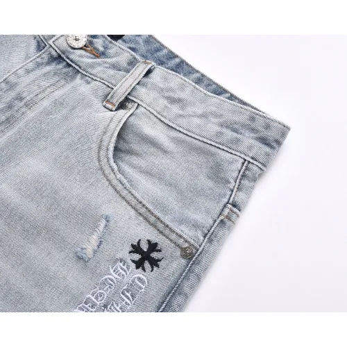 Replica Chrome Hearts Jeans For Men #1446055 $60.00 USD for Wholesale