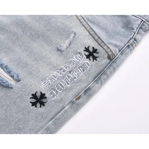 Replica Chrome Hearts Jeans For Men #1446055 $60.00 USD for Wholesale