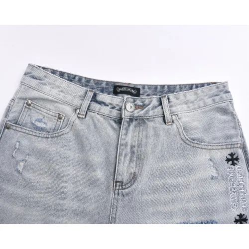 Replica Chrome Hearts Jeans For Men #1446055 $60.00 USD for Wholesale
