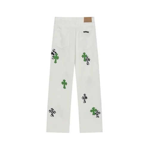Replica Chrome Hearts Jeans For Unisex #1446108 $56.00 USD for Wholesale