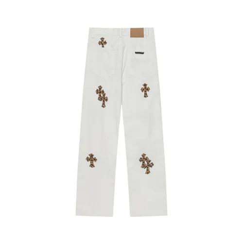 Replica Chrome Hearts Jeans For Unisex #1446109 $56.00 USD for Wholesale
