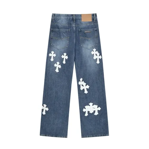 Replica Chrome Hearts Jeans For Unisex #1446114 $56.00 USD for Wholesale