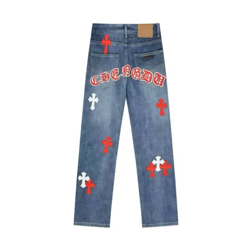 Replica Chrome Hearts Jeans For Unisex #1446117 $56.00 USD for Wholesale