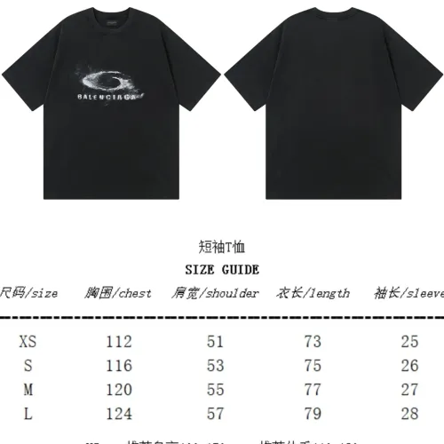 Replica Balenciaga T-Shirts Short Sleeved For Unisex #1446378 $42.00 USD for Wholesale
