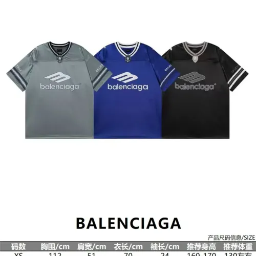 Replica Balenciaga T-Shirts Short Sleeved For Unisex #1446390 $45.00 USD for Wholesale